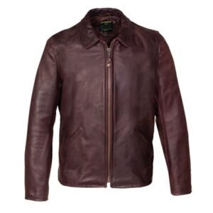 Men's Classic Brown Leather Jacket