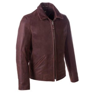 Men's Classic Brown Leather Jacket
