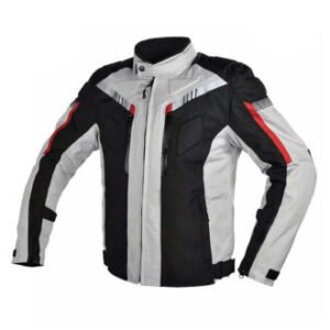 Racing Style Cordura Motorcycle Jacket – Waterproof, Armored & All-Season Protection