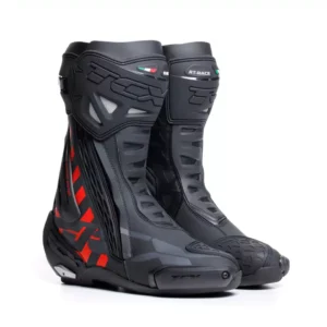 TCX RT-RACE Pro/High Performance Motorcycle Racing Boots - CE Certified Full-Length Track Safety Footwear with D.F.C. System