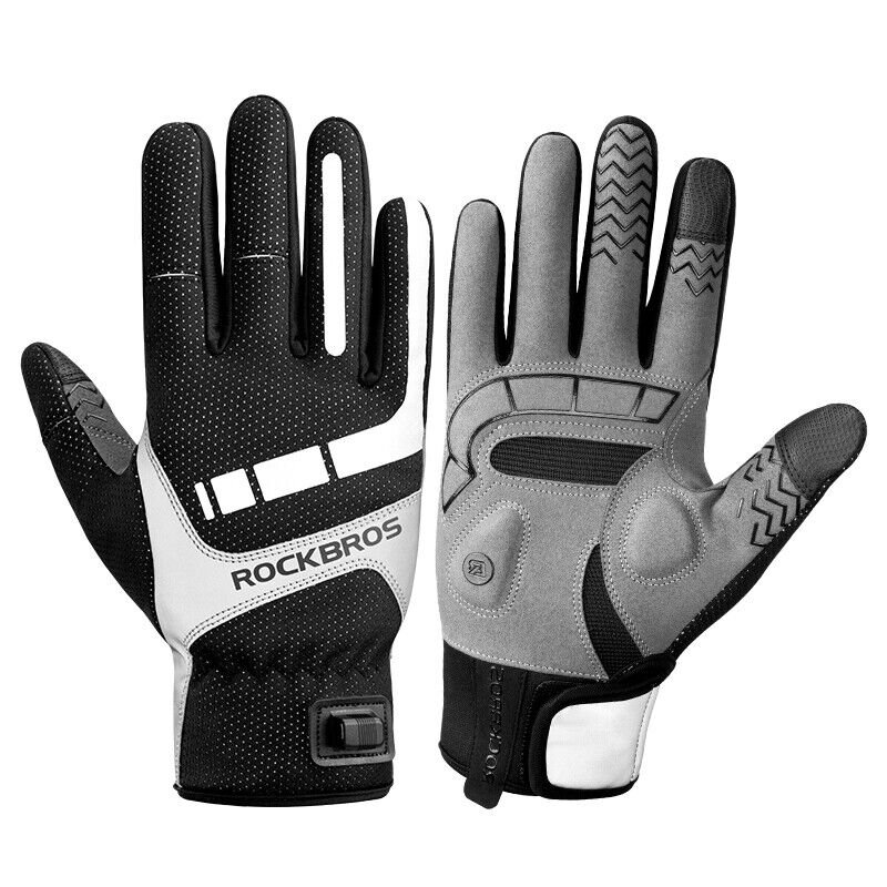 Bluetooth Heated Motorcycle Gloves – Touchscreen, Windproof & Waterproof Winter Riding Gloves