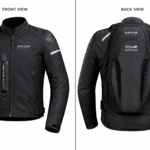 🏍️ PRIME INDUSTRY TechAir Smart Airbag Motorcycle Riding Jacket – Premium Protective Gear | Black 🛡️